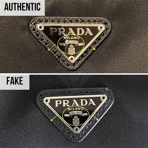 prada true vs prada fake|genuine prada purse.